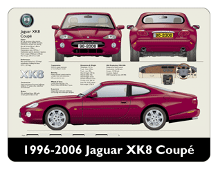 Jaguar XK8 Coupe 1996-2006 Mouse Mat